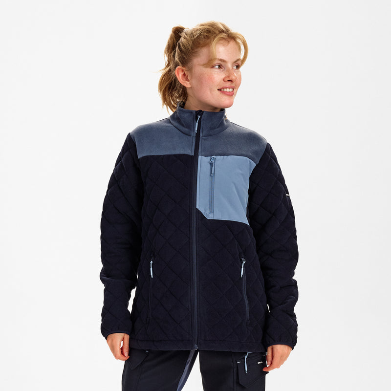 Laden Sie das Bild in Galerie -Viewer, Entire Damen Gestepptes-Fleecejacke 1336-143
