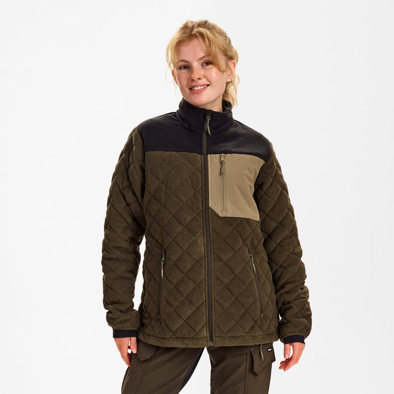 Laden Sie das Bild in Galerie -Viewer, Entire Damen Gestepptes-Fleecejacke 1336-143
