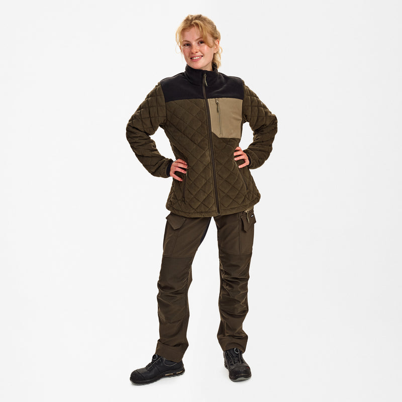 Laden Sie das Bild in Galerie -Viewer, Entire Damen Gestepptes-Fleecejacke 1336-143
