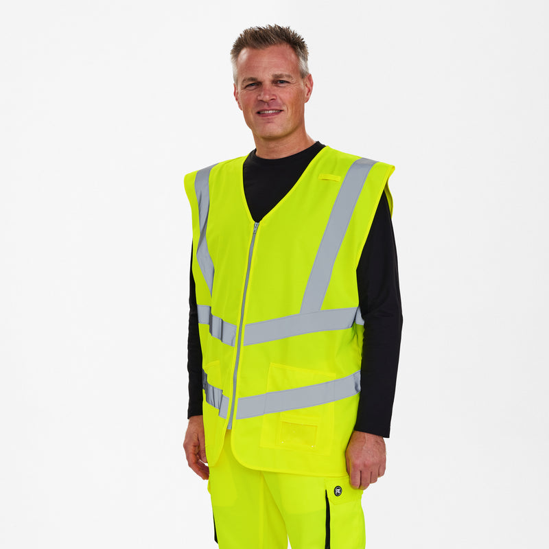 Laden Sie das Bild in Galerie -Viewer, Safety Weste mit Reißverschluss 5030-240

