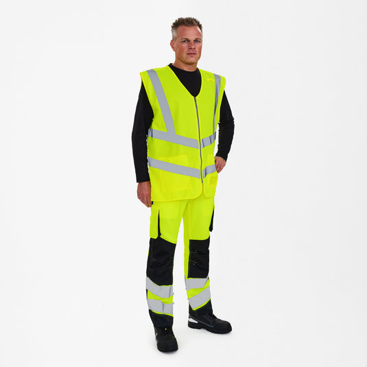 Safety Weste mit Reißverschluss 5030-240
