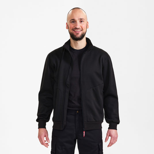 Extend Sweat-Jacke mit hohem Kragen 8024-233