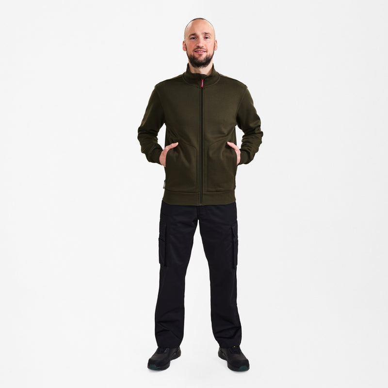 Laden Sie das Bild in Galerie -Viewer, Extend Sweat-Jacke mit hohem Kragen 8024-233
