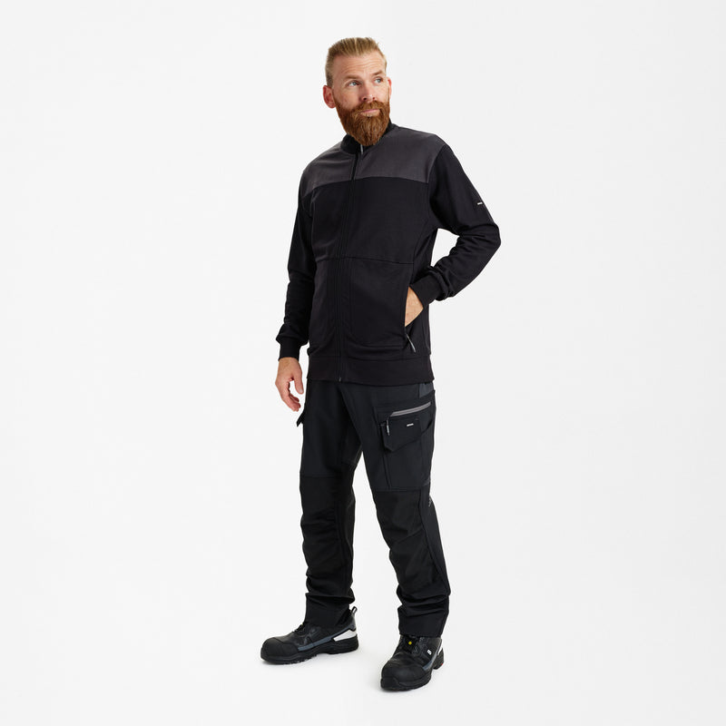 Laden Sie das Bild in Galerie -Viewer, Entire Sweatcardigan mit Kragen 8328-247
