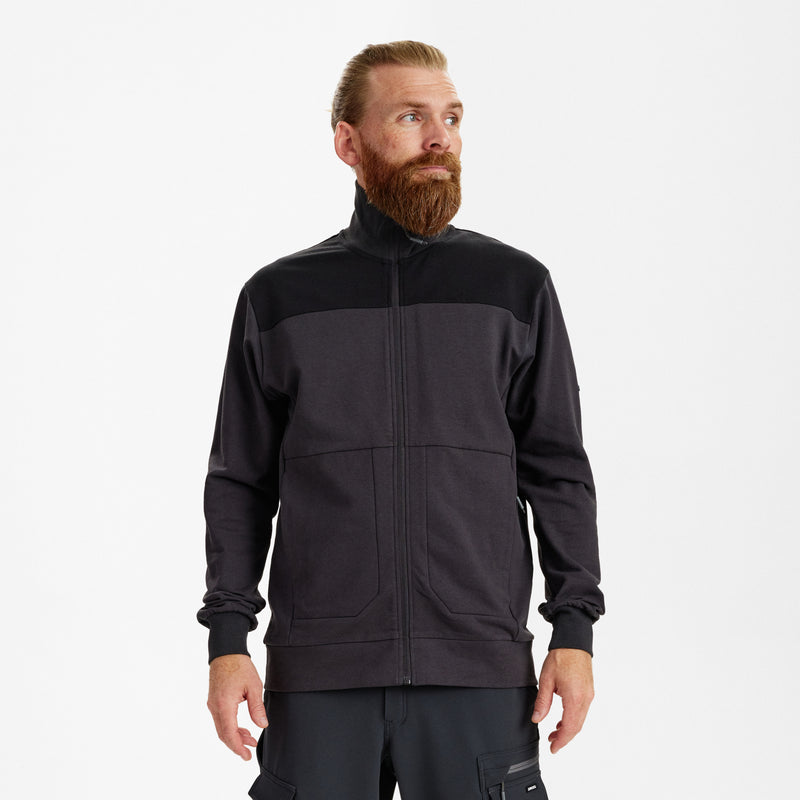 Laden Sie das Bild in Galerie -Viewer, Entire Sweatcardigan mit Kragen 8328-247
