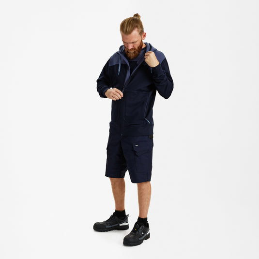 Entire sweatcardigan mit kapuze 8329-247