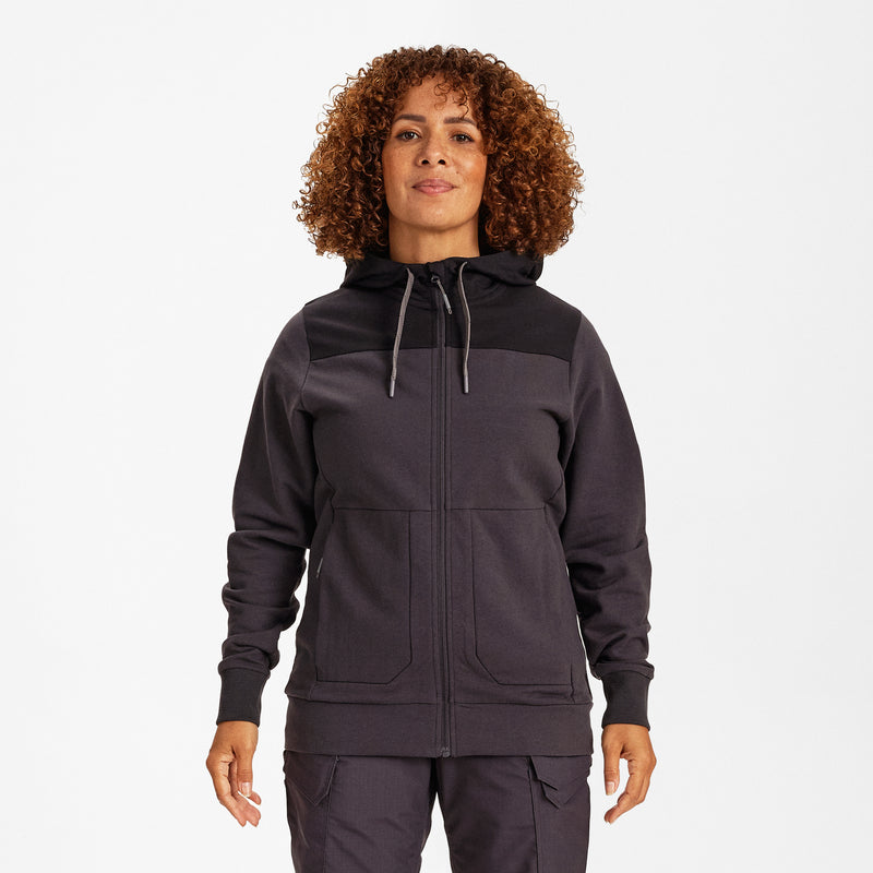 Laden Sie das Bild in Galerie -Viewer, Entire Damen Sweatcardigan mit Kapuze 8334-247
