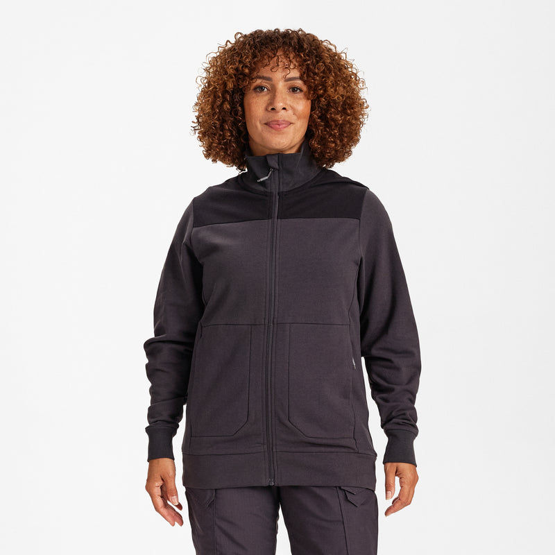 Laden Sie das Bild in Galerie -Viewer, Entire Damen Sweatcardigan mit Kragen 8335-247
