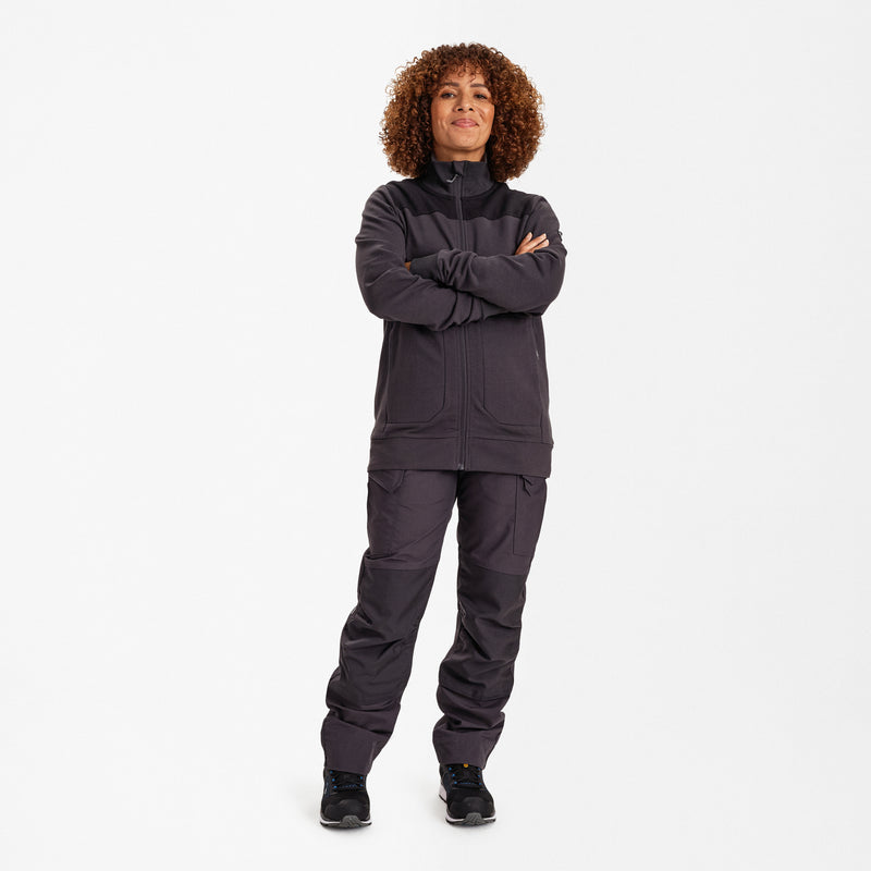 Laden Sie das Bild in Galerie -Viewer, Entire Damen Sweatcardigan mit Kragen 8335-247

