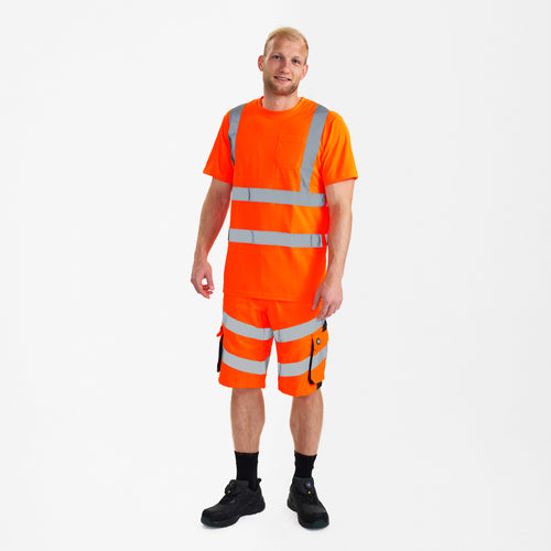 Safety T-Shirt mit Brusttasche 9541-151