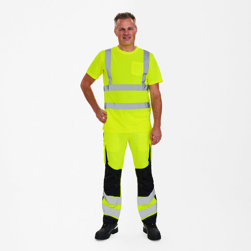 Laden Sie das Bild in Galerie -Viewer, Safety T-Shirt mit Brusttasche 9541-151
