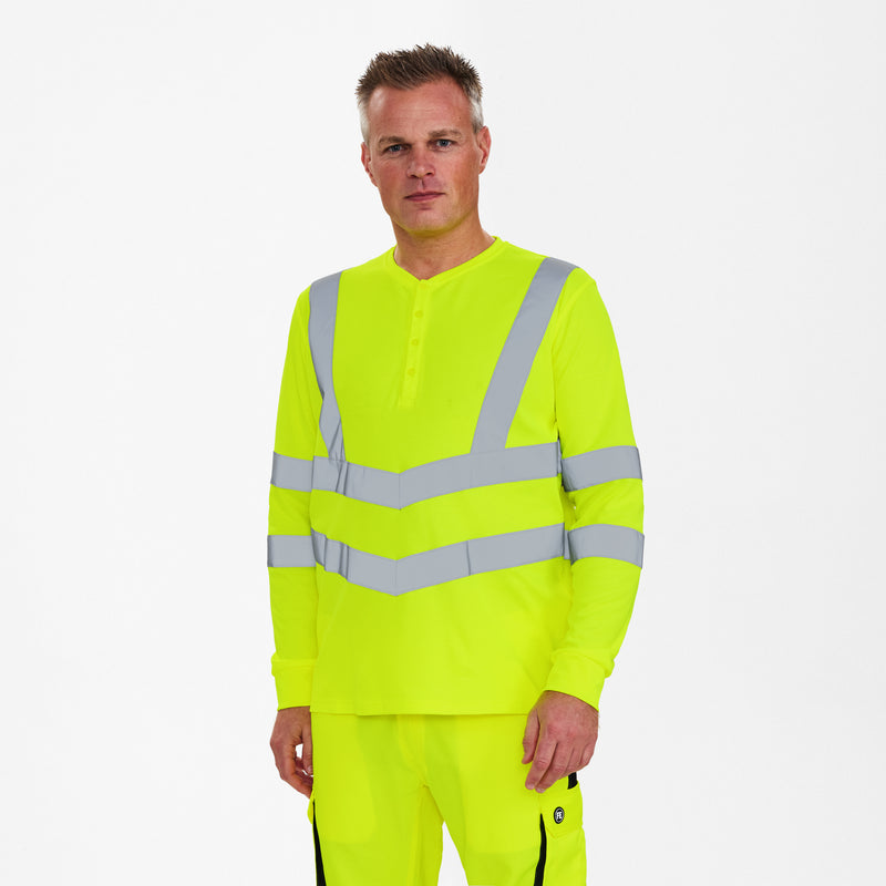 Laden Sie das Bild in Galerie -Viewer, Safety Grandad langarm-Shirt 9548-182
