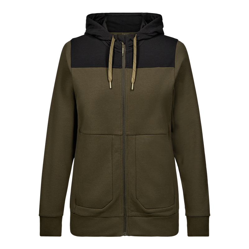 Laden Sie das Bild in Galerie -Viewer, Entire Damen Sweatcardigan mit Kapuze 8334-247

