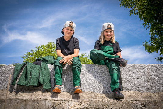Flexline Kinder Bundhose grün/schwarz