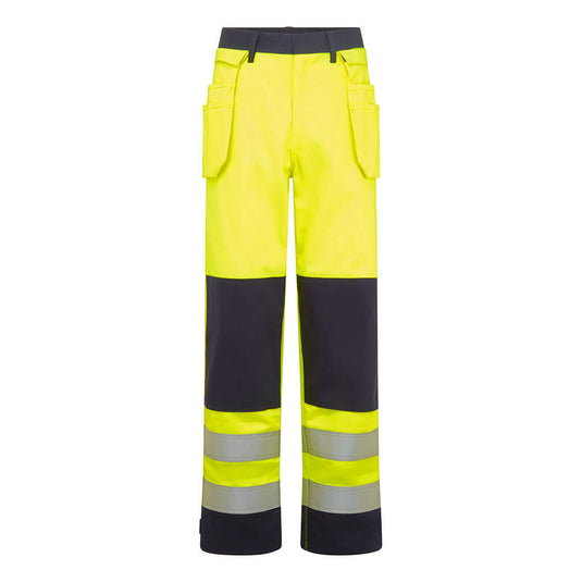 Bizflame Work Hi-Vis Kontrast FR Bundhose mit Holstertaschen FR440
