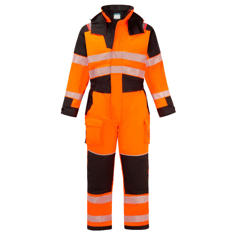 Laden Sie das Bild in Galerie -Viewer, PW3 Modaflame Rain+ Hi-Vis Multi-Norm FR Winteroverall FR516
