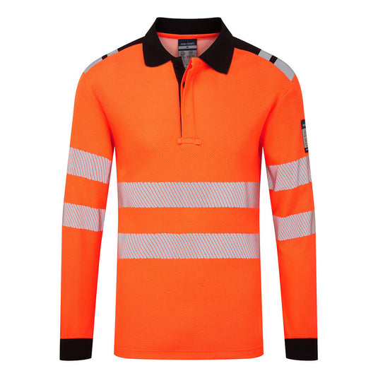 PW3 Modaflame Knit FR Poloshirt Langarm FR734