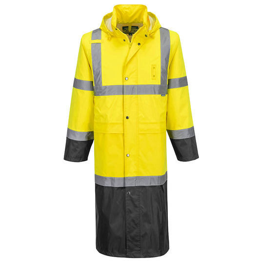 Hi-Vis Contrast Raincoat 122cm H446