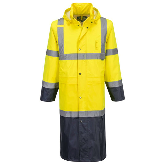 Hi-Vis Contrast Raincoat 122cm H446
