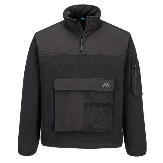 KX3 Fleecejacke mit 1/4 Reißverschluss KX378