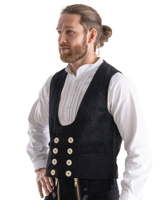 Oyster Norion Herren Zunftweste kurzer Rücken