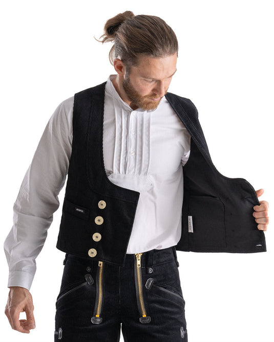 Oyster Norion Herren Zunftweste kurzer Rücken