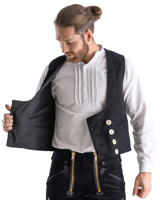 Oyster Norion Herren Zunftweste kurzer Rücken