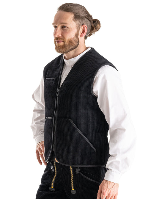 Oyster Munich Herren Winterweste - Webpelz