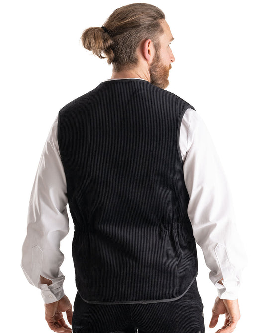 Oyster Munich Herren Winterweste - Webpelz