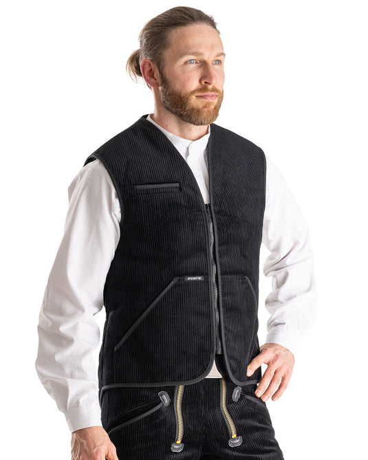 Oyster Munich Herren Winterweste - Webpelz