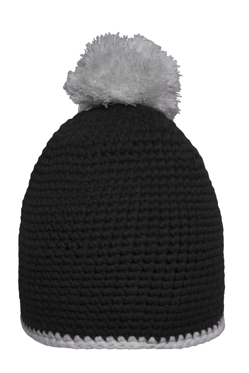 Laden Sie das Bild in Galerie -Viewer, Pompon Hat with Contrast Stripe
