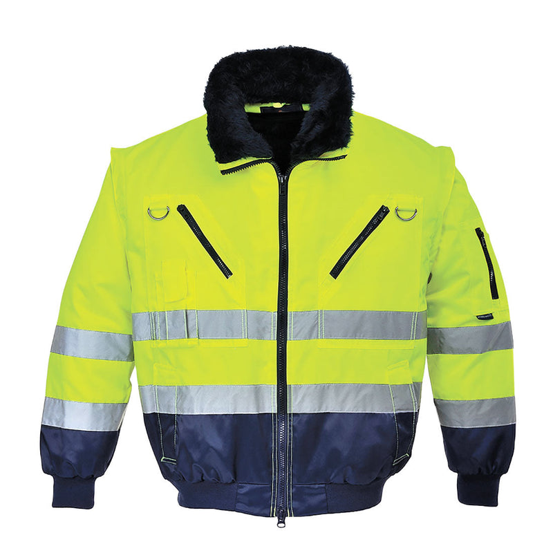 Laden Sie das Bild in Galerie -Viewer, Warnschutz 3-in-1 Kontrast Pilotjacke  - PJ50

