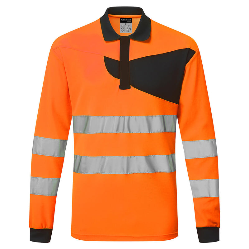 Laden Sie das Bild in Galerie -Viewer, PW2 Warnschutz Polo Shirt langarm - PW220
