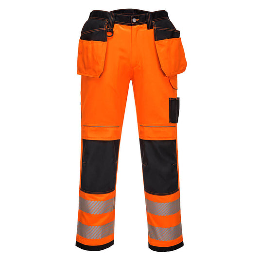 PW3 Warnschutz Stretch-Bundhose mit Holstertaschen - PW306