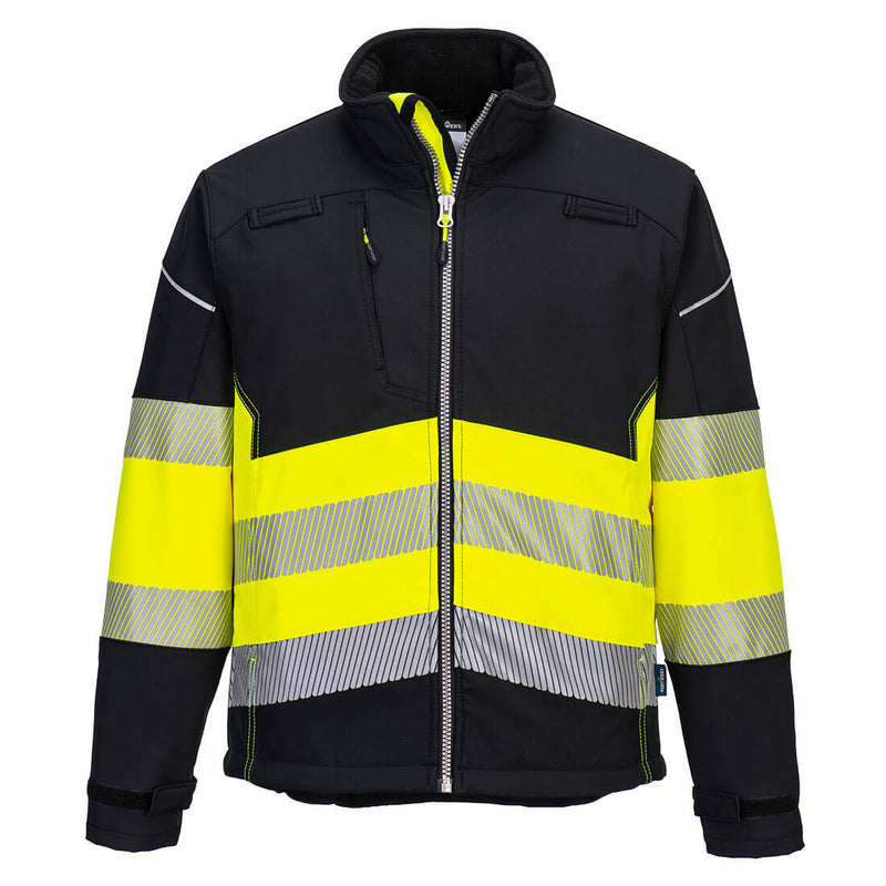 Laden Sie das Bild in Galerie -Viewer, PW3 Warnschutz Softshelljacke Klasse 1 (3L) - PW375
