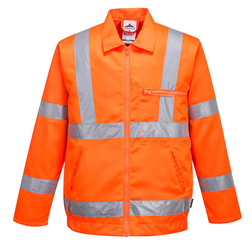 Warnschutz Pilotjacke aus Polyester-Baumwolle, RIS  - RT40