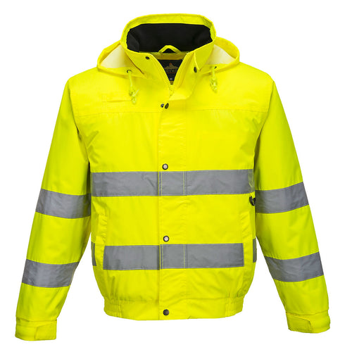 Leichte Warnschutz Regen Pilotjacke  - S161