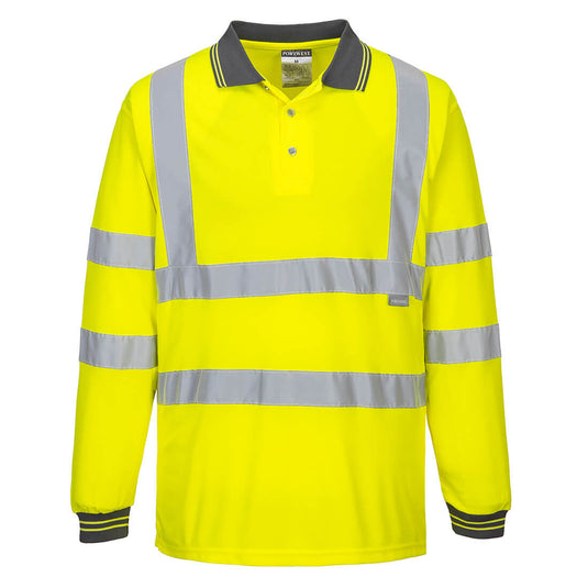 Warnschutz Poloshirt langarm  - S277
