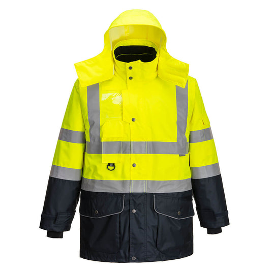 Warnschutz 7-in-1 Kontrast Verkehrsjacke atmungsaktiv  - S426