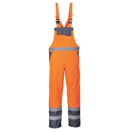 Warnschutz Kontrast Regenlatzhose  atmungsaktiv - S488