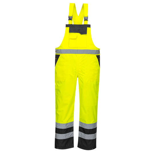 Warnschutz Kontrast Regenlatzhose  atmungsaktiv - S488