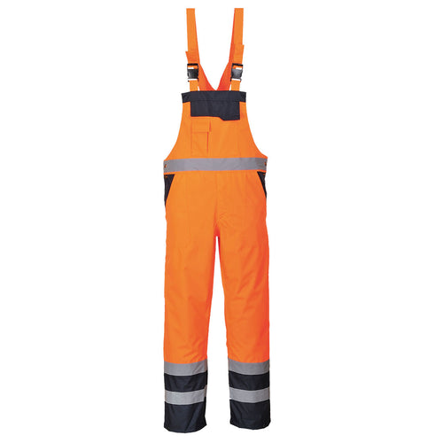 Warnschutz Kontrast Winter Latzhose - S489