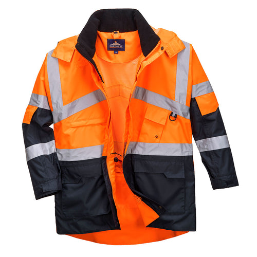Warnschutz Kontrast Regenjacke atmungsaktiv - S760