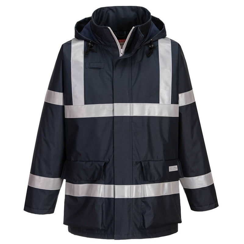 Laden Sie das Bild in Galerie -Viewer, Bizflame Rain Multinorm Jacke antistatisch - S785
