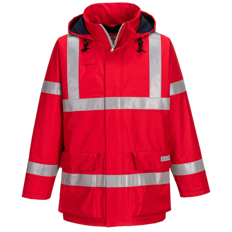 Laden Sie das Bild in Galerie -Viewer, Bizflame Rain Multinorm Jacke antistatisch - S785
