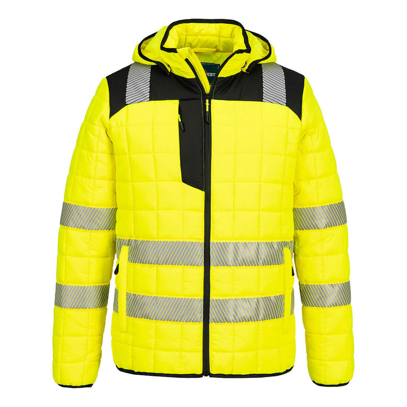 Laden Sie das Bild in Galerie -Viewer, PW3 Hi-Vis quadratisch gesteppte Jacke T165
