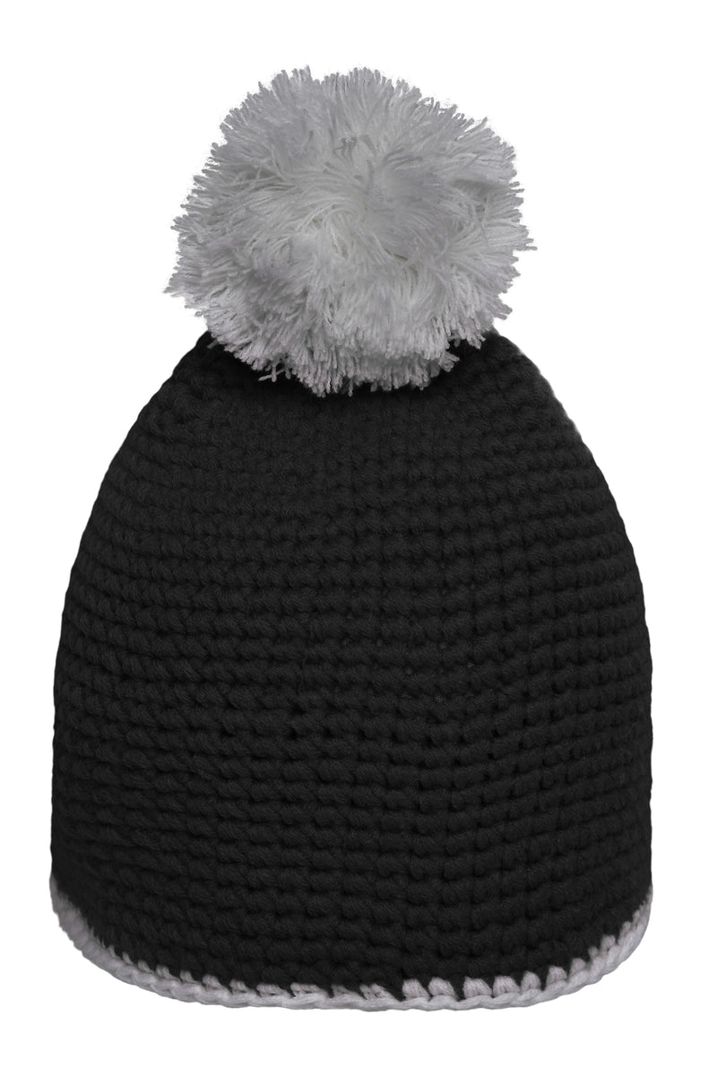 Laden Sie das Bild in Galerie -Viewer, Pompon Hat with Contrast Stripe

