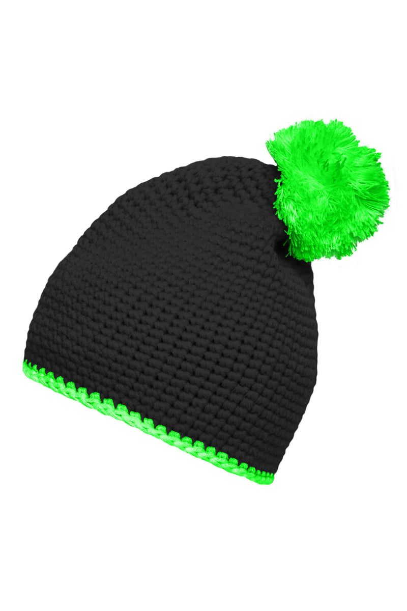 Laden Sie das Bild in Galerie -Viewer, Pompon Hat with Contrast Stripe
