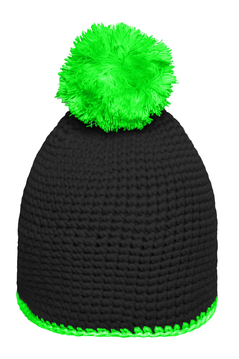 Laden Sie das Bild in Galerie -Viewer, Pompon Hat with Contrast Stripe
