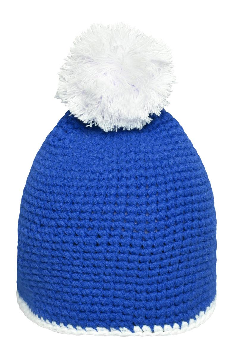 Laden Sie das Bild in Galerie -Viewer, Pompon Hat with Contrast Stripe
